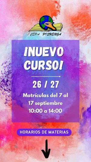 HORARIOS 26 / 27