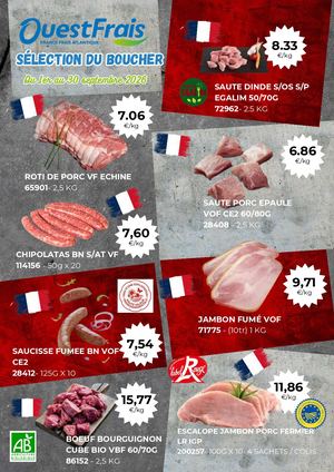 Sélection Du Boucher Sept 2026 Envoi