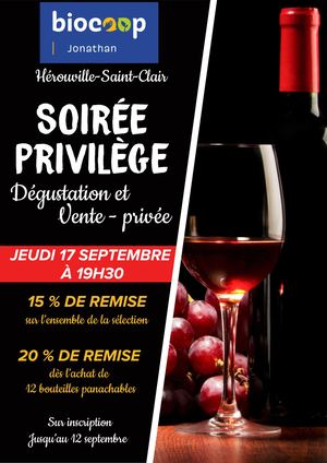 Catalogue Soirée Privilège