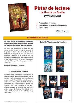 Grotte Du Diable Dossier Pedagogique