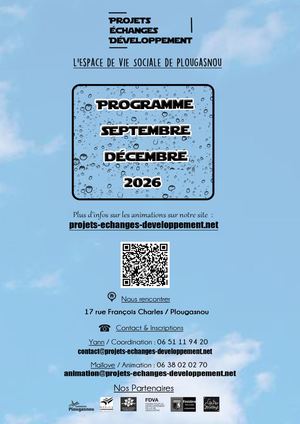 Plaquette des activités - Septembre-Decembre 2026