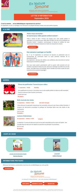Newsletter Biblio Simone Septembre 2026 Pdf