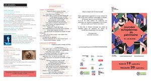Programme 2026 des Journées européennes du patrimoine