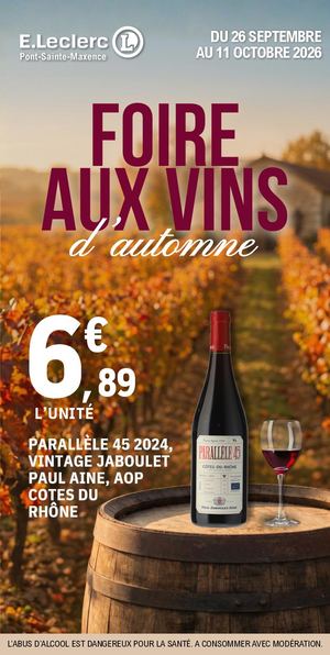 Catalogue Foire Aux Vins 2026 E Leclerc Pont Sainte Maxence