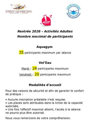 Cn Activités Places Limitées