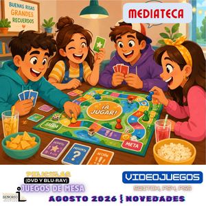 Novedades Agosto 2026 Mediateca Biblioteca Señorío de Illescas