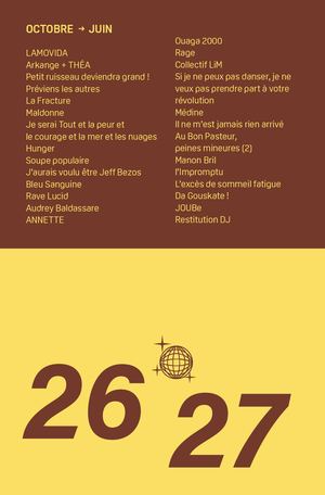 TDM 26-27 Brochure de saison