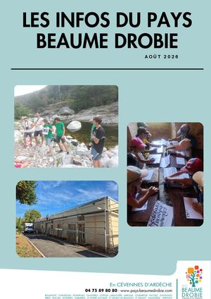 Août 2026 Les Infos Du Pays Beaume Drobie