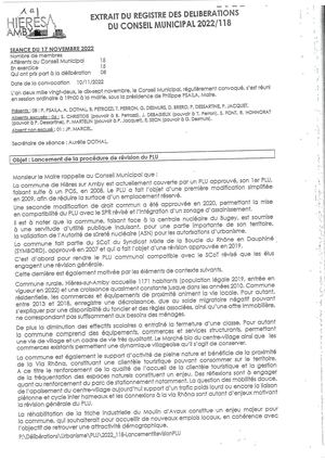 1a Delib Mise En Revision