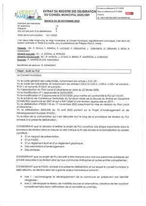 1c Delib Arret Projet
