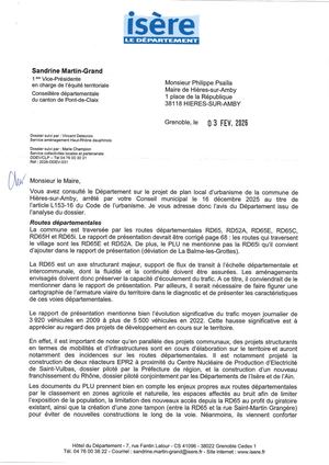 3e Avis Departement