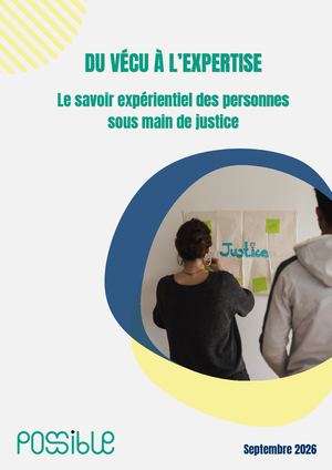 Le savoir expérientiel des PPSMJ - Septembre 2026