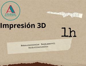 Impresion 3D