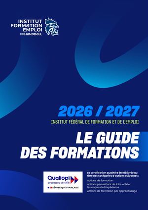 Guide Des Formations De L'institut Fédérale De La Formation Et De L'emploi 2026 2027