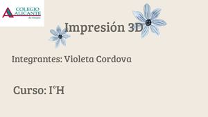 Impresión 3d
