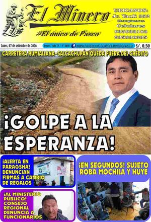 2026 09 07 Diario El Minero Pas