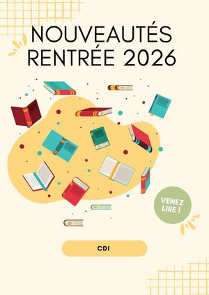 Nouveauté Rentrée 2026