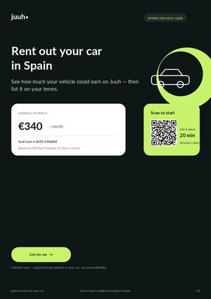 Juuh Rent Out Your Car