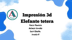 Impresión 3d