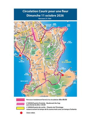 Parcours Courir Pour Une Fleur 21km