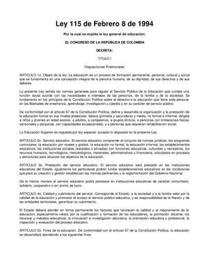 Ley 115
