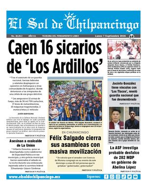 El Sol De Chilpancingo 7 Septiembre 2026 Compressed
