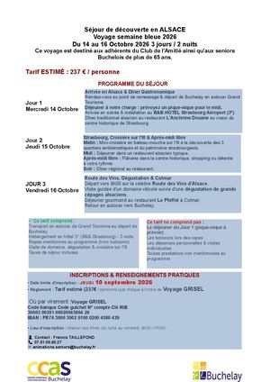 Programme Séjour De Découverte En Alsace