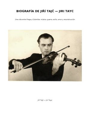 Biografia De Jiri Tajc