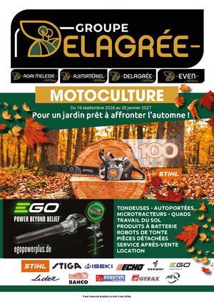 Catalogue Spécifique Motoculture Ah 2026 Groupe Delagree®
