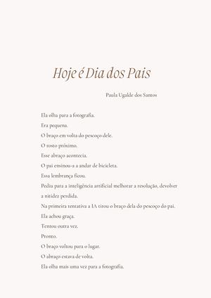 Hoje E Dia Dos Pais