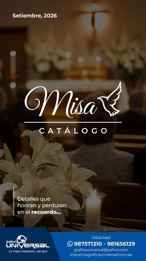 Catálogo Misa 2026