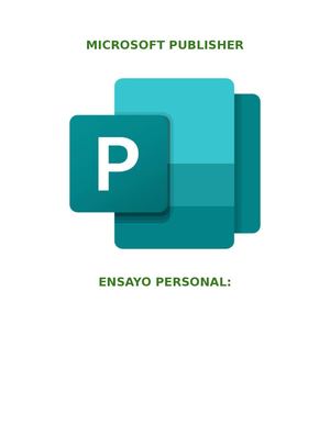 Microsoft Publisher