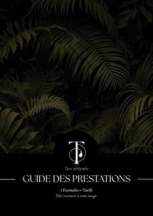 Guide Des Prestations Tyrixx Photographer