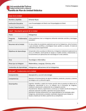 Formato Unidad Didactica
