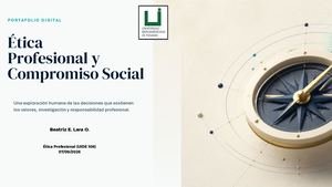 Ética Profesional y Compromiso Social