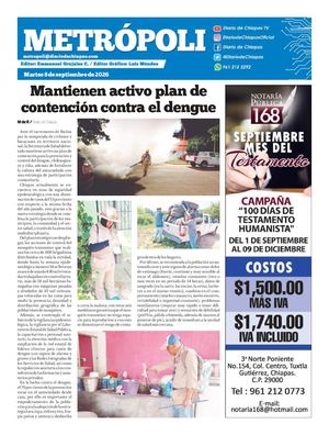 Metropoli Martes 08 De Septiembre 2026