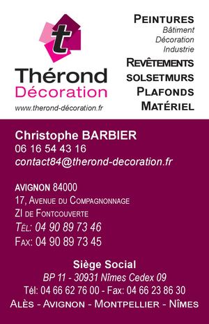 Carte de visite CHRISTOPHE BARBIER
