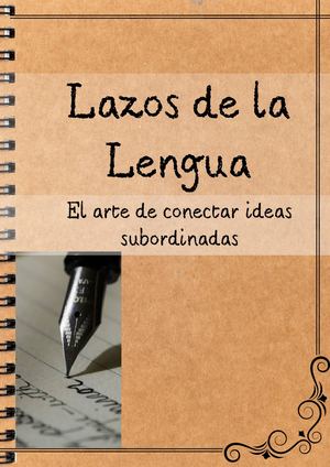 Proposiciones Subordinadas