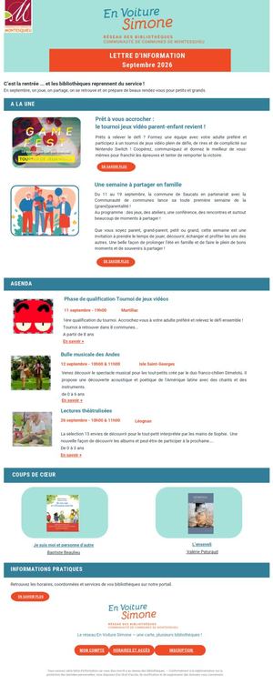 Newsletter En Voiture Simone Septembre2026 Pdf