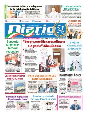 Portada, Martes 8 De Septiembre De 2026