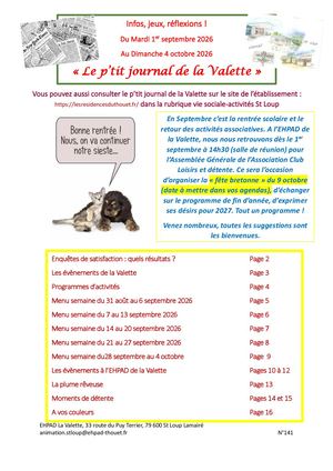 Le p'tit journal de la Valette