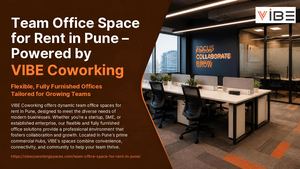 Team Office Space For Rent In Pune – Powered By Vibe Coworking