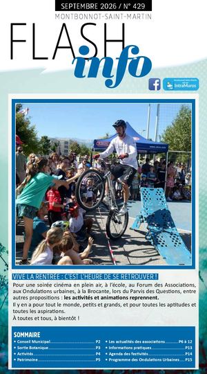 Flash info n°429 septembre 2026