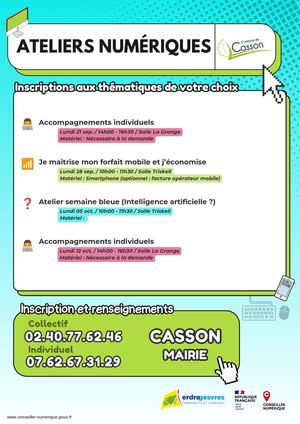 Ateliers Numériques 2026 Prog Sept à Dec