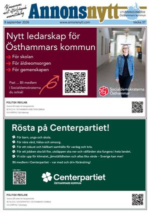 Annonsnytt V37 2026