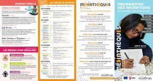 Programme Médiathèque Septembre Décembre 2026