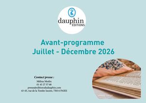 Avant-Programme - Juillet à décembre 2026