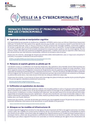 Veille Ia & Cybercriminalité #10