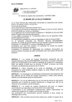 Ar1 2026 01326 Rederie Renancourt 2026 Publiée Le 08 09 2026