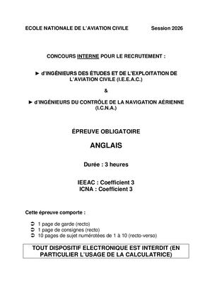 ANGLAIS CI ICNA IEEAC 2026